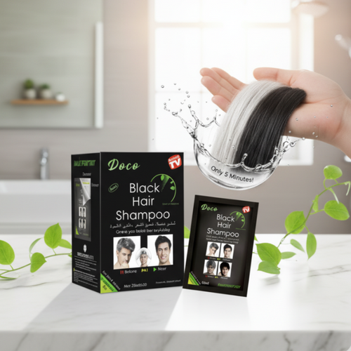 DEJA QUE TU CABELLO LUZCA JOVEN 👨🏽‍🦱 Shampoo Hair Black