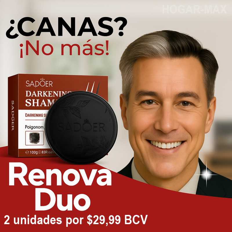 Renova® Duo Jabon Anticanas a base de Polygonum multiflorum