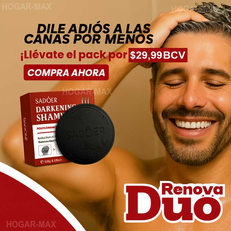 Renova® Duo Jabon Anticanas a base de Polygonum multiflorum