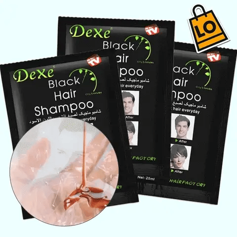DEJA QUE TU CABELLO LUZCA JOVEN 👨🏽‍🦱 Shampoo Hair Black